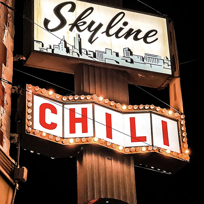 Clifton skyline chili sign